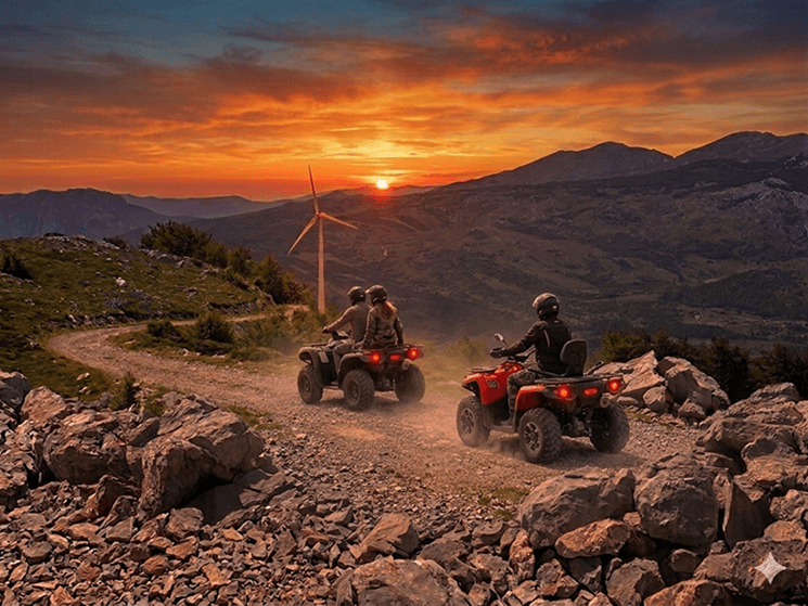 ATV quad tura u planinama